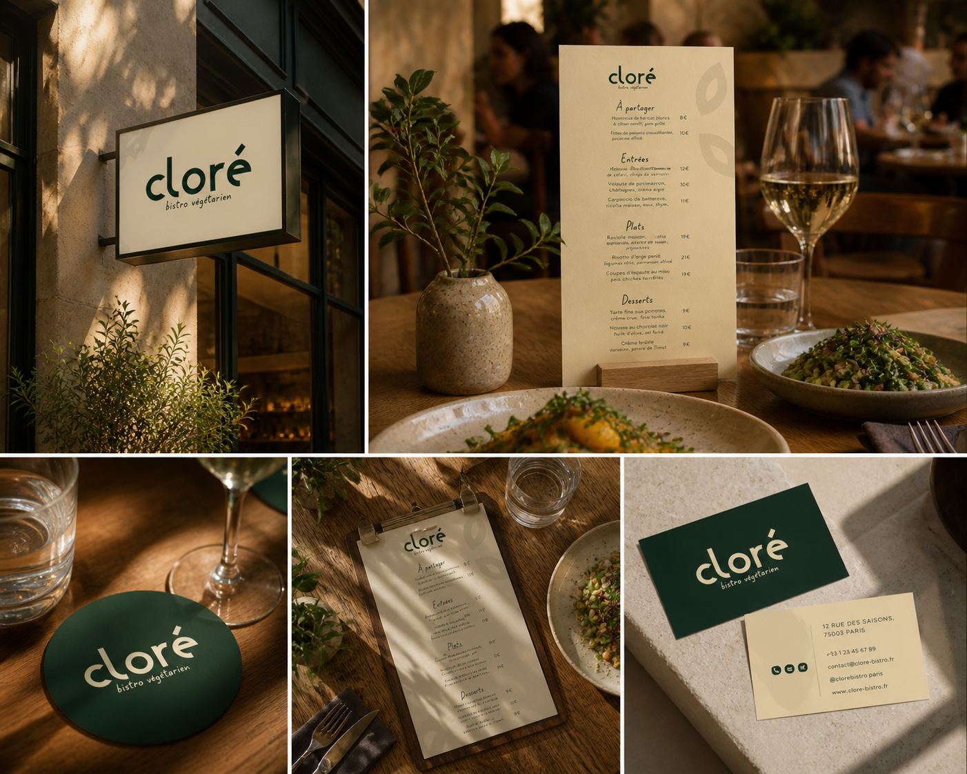 Image 4 du projet Cloré Bistro Végétarien