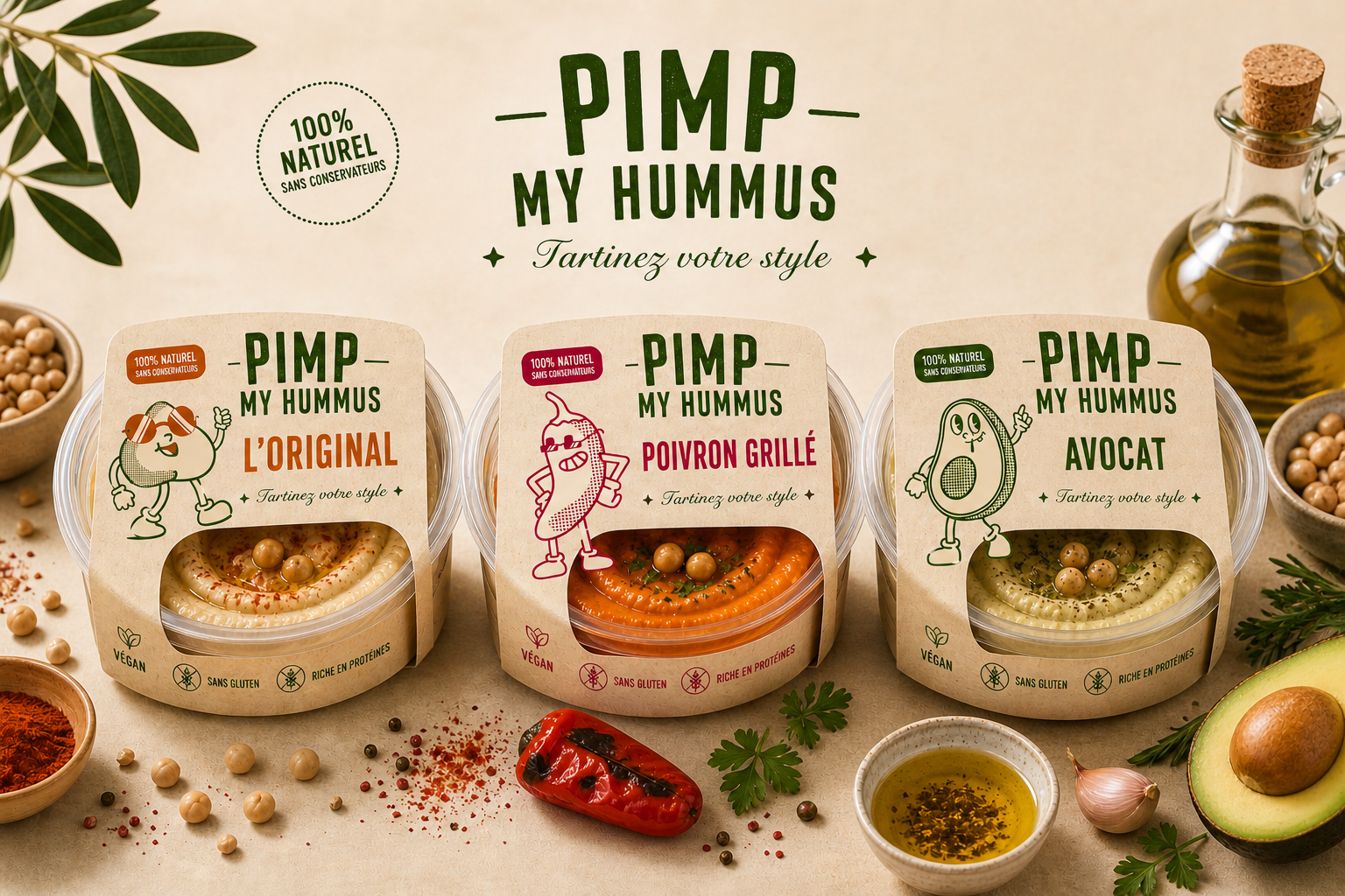 Mise en situation Pimp My Hummus